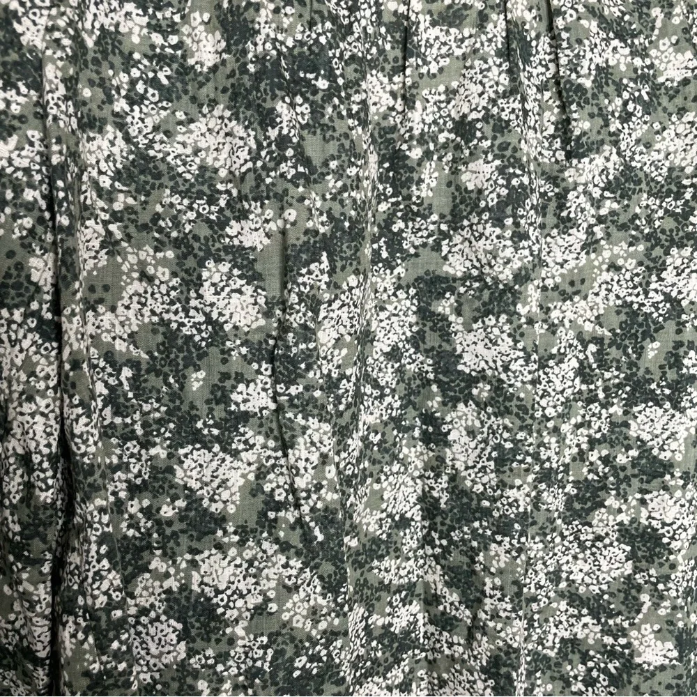 ana | NWT Sage Green Floral Boho Blouse‎